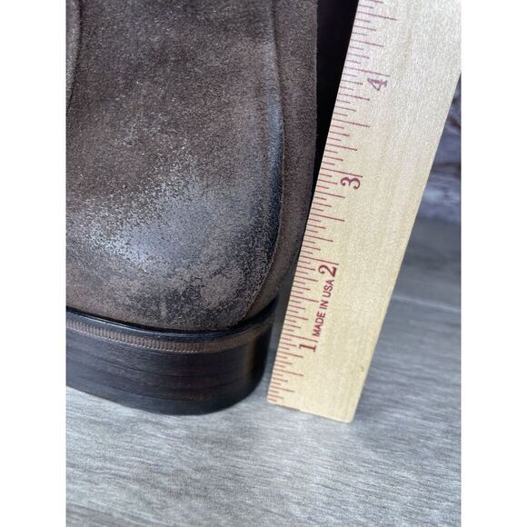 N.D.C. Made by Hand Brown Maple Suede Leather Zip Booties Boots Women 39EU/8.5M - Picture 13 of 16